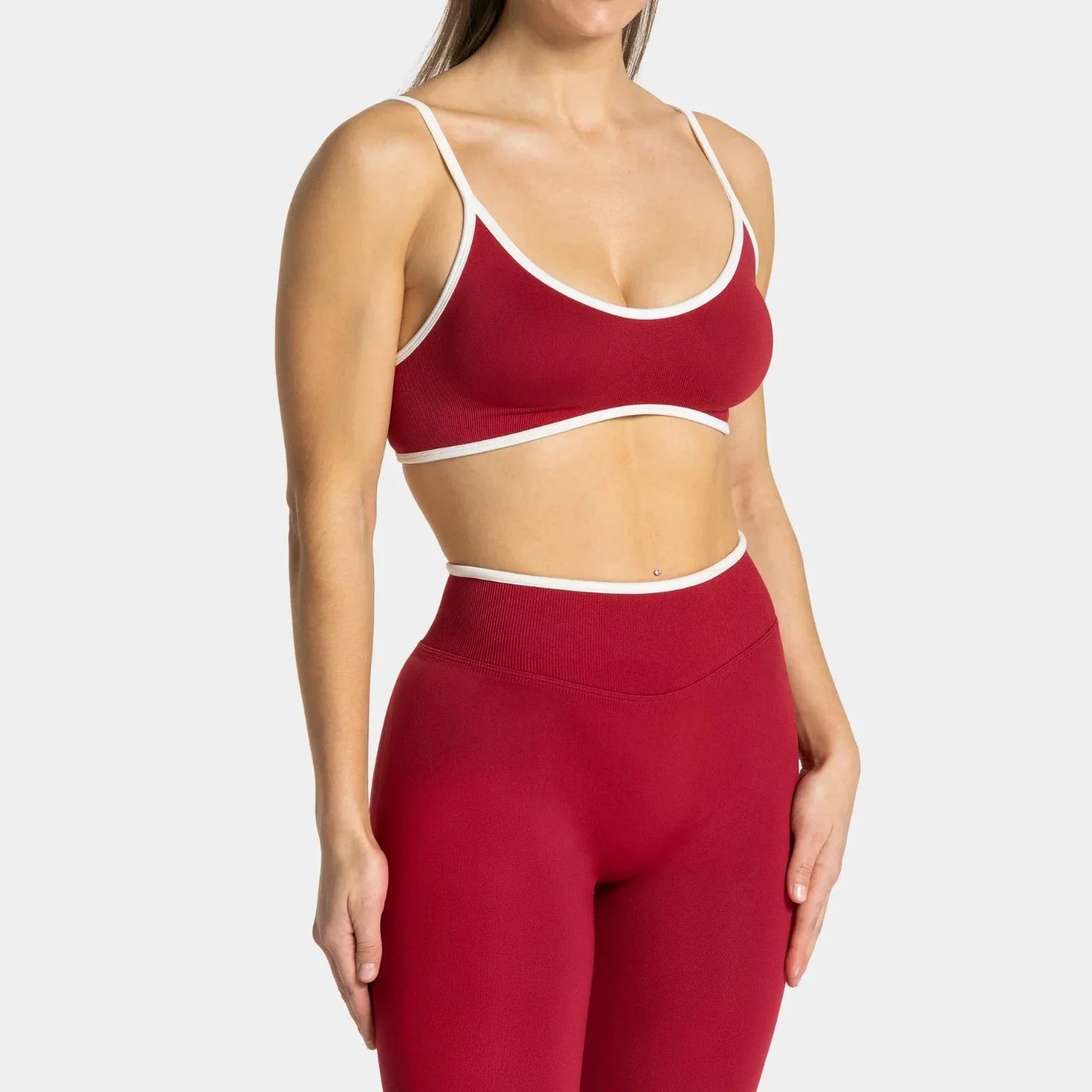 Summer Women's Solid Color Gym Fitness Top