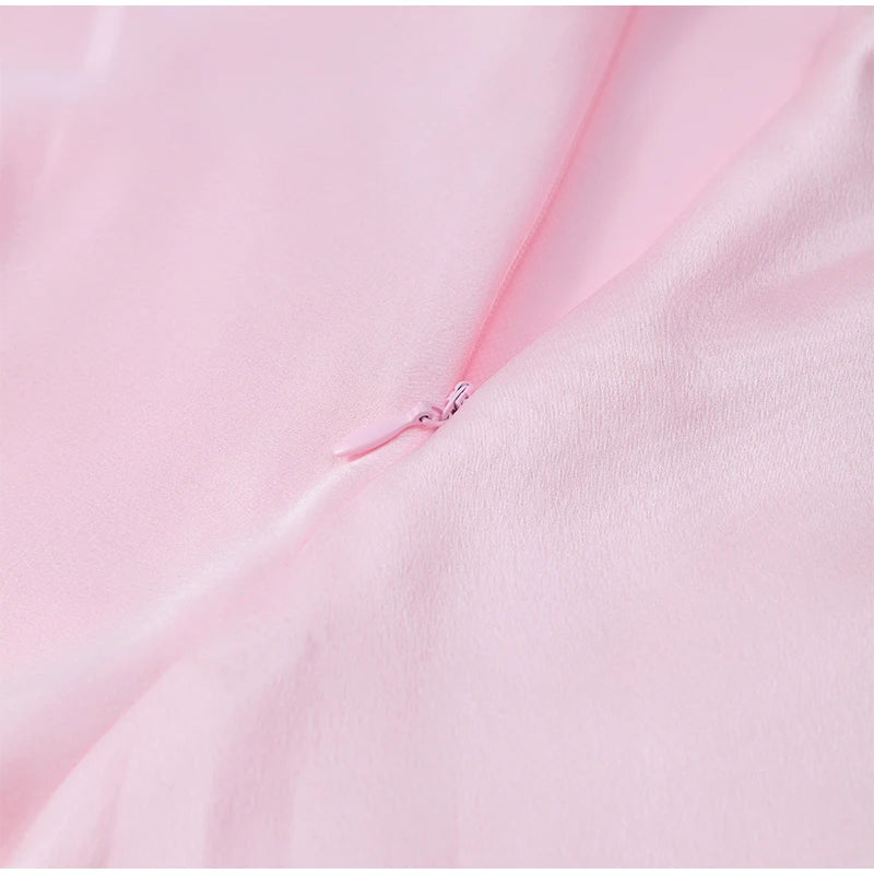 Leuchtendes Satin Sunset-Dress