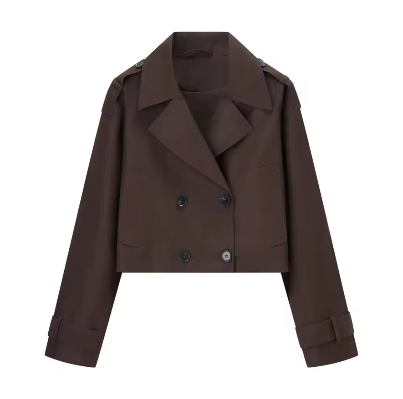 Braun/ khaki Trench Coat Damen