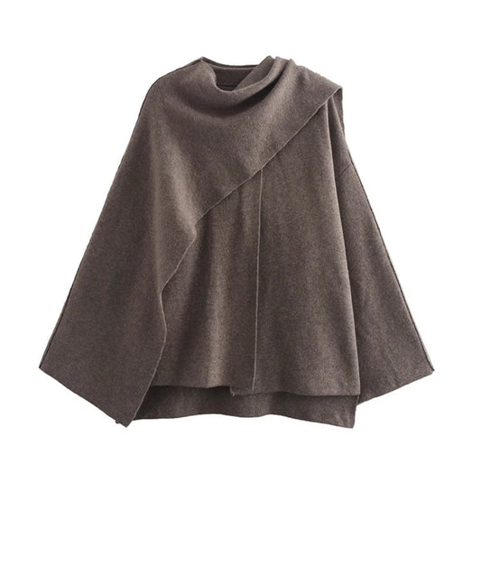 Kuschelige Cape- Jacke warm und bequem