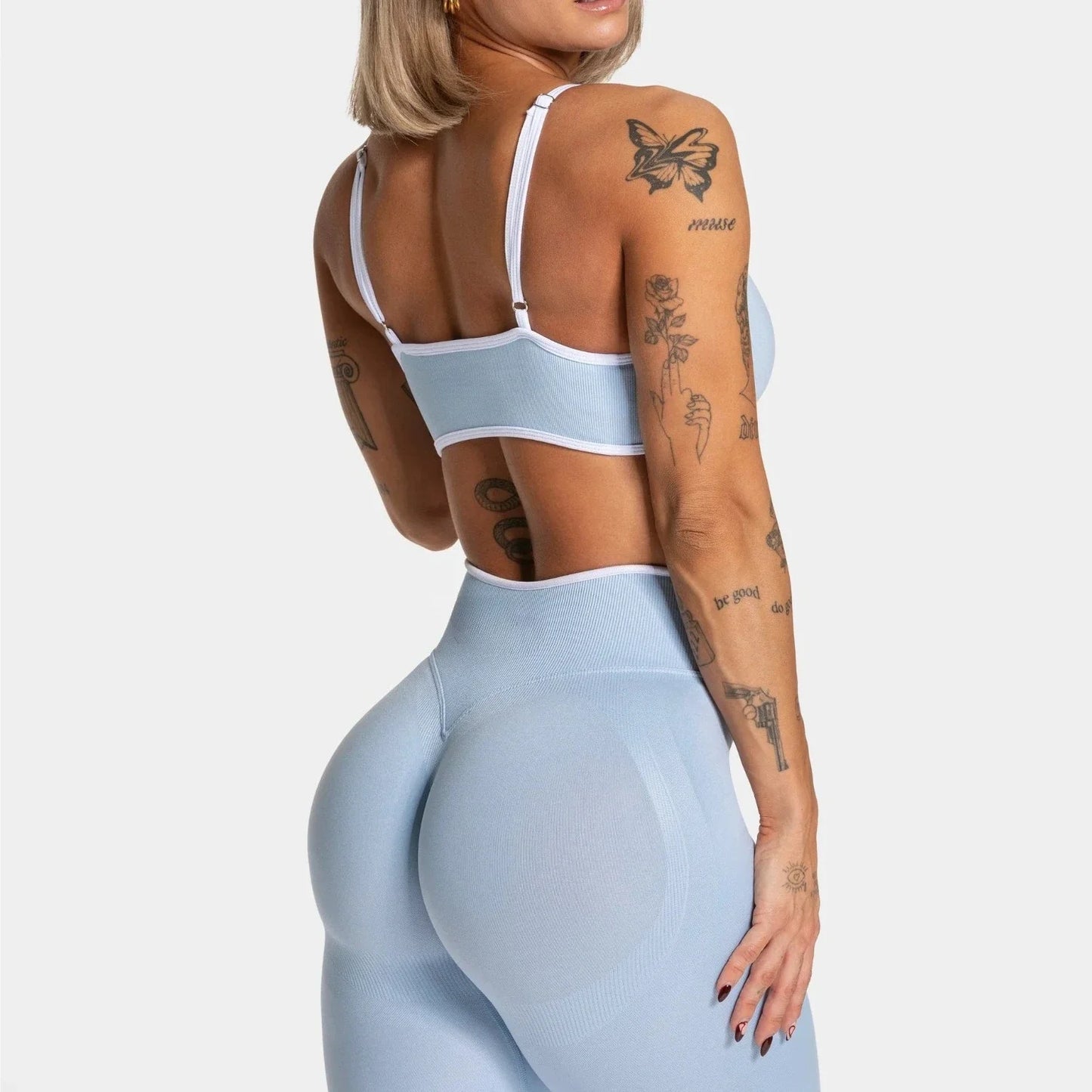 Summer Women's Solid Color Gym Fitness Top