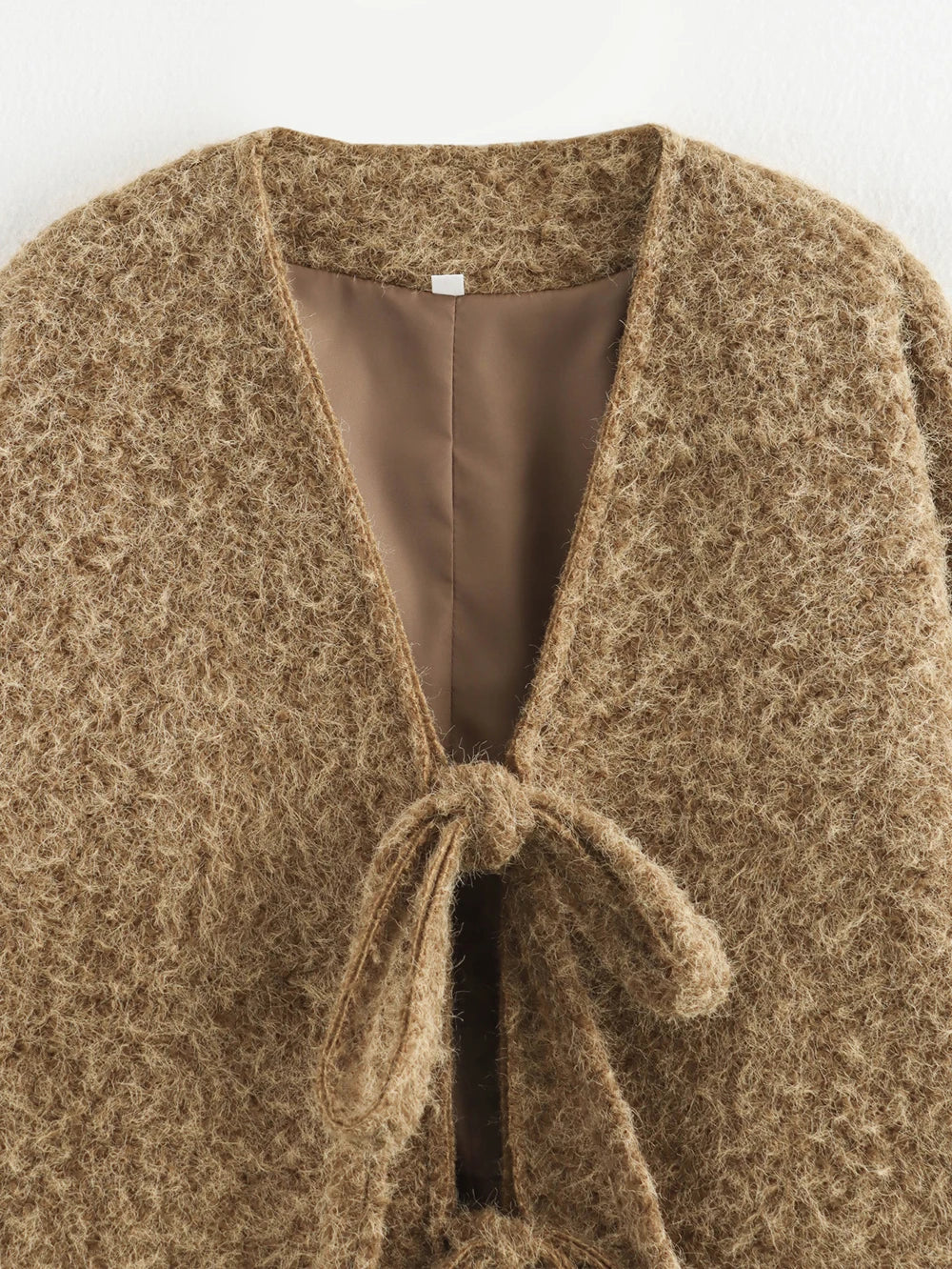 Gemütliche Jacke mit schleifen Details