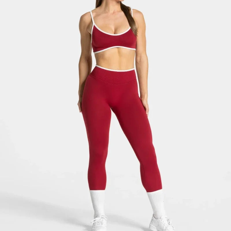 Summer Women's Solid Color Gym Fitness Top