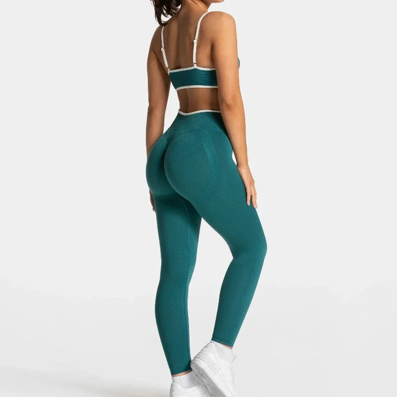 Summer Women's Solid Color Gym Fitness Top