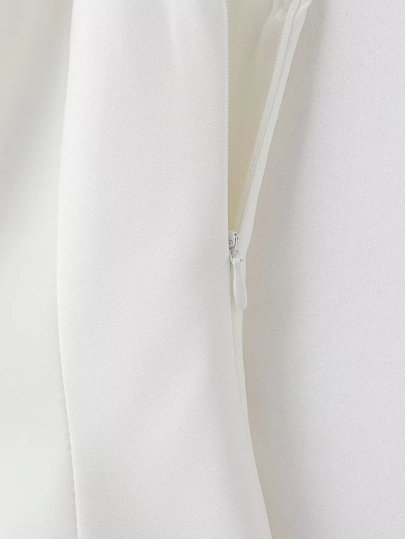 Elegantes Top, figurbetont schwarz und weiß