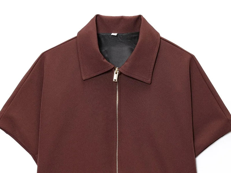 Schlichte Jacke mit Reißverschluss und verschiedenen Farben