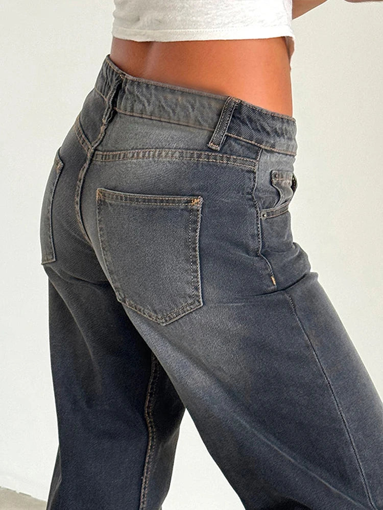 High-Rise Baggy Jeans