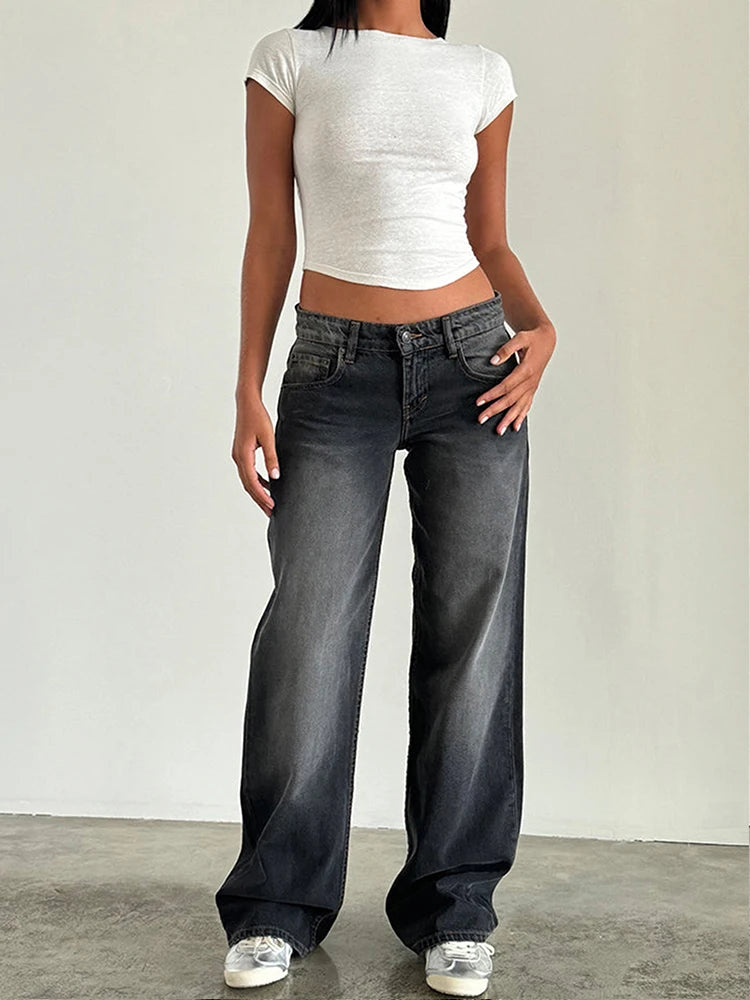 High-Rise Baggy Jeans