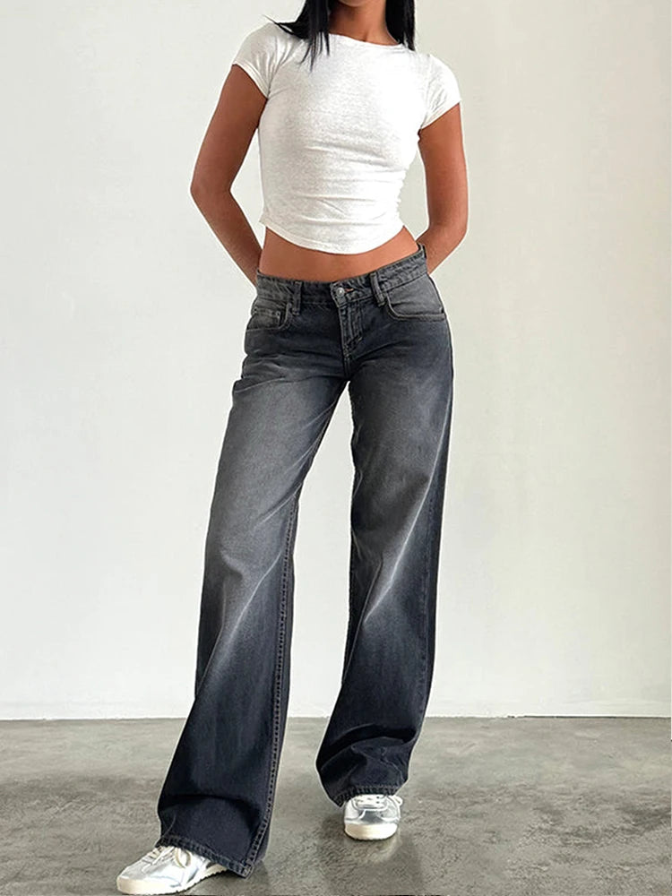 High-Rise Baggy Jeans