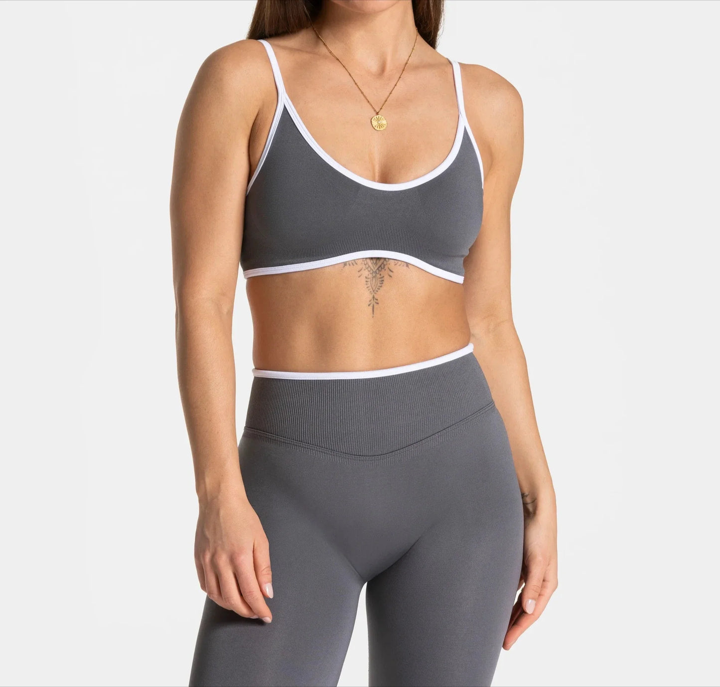 Summer Women's Solid Color Gym Fitness Top