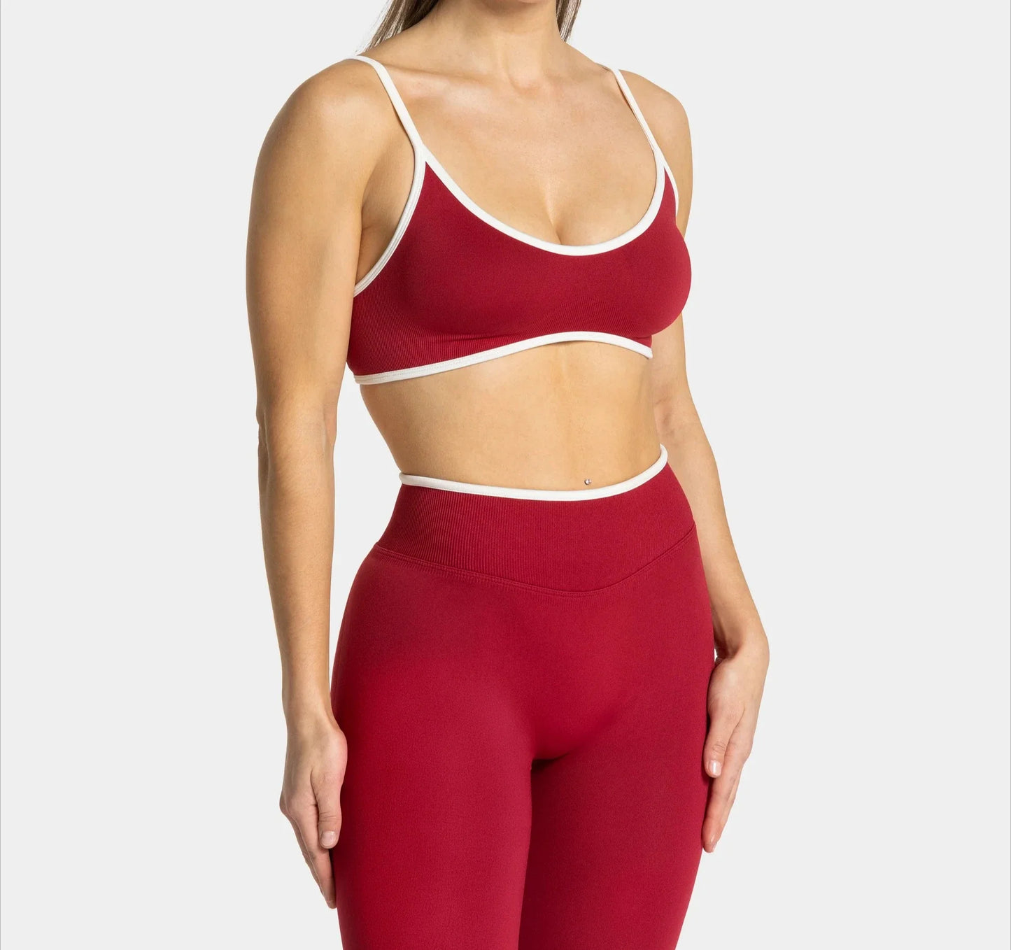 Summer Women's Solid Color Gym Fitness Top