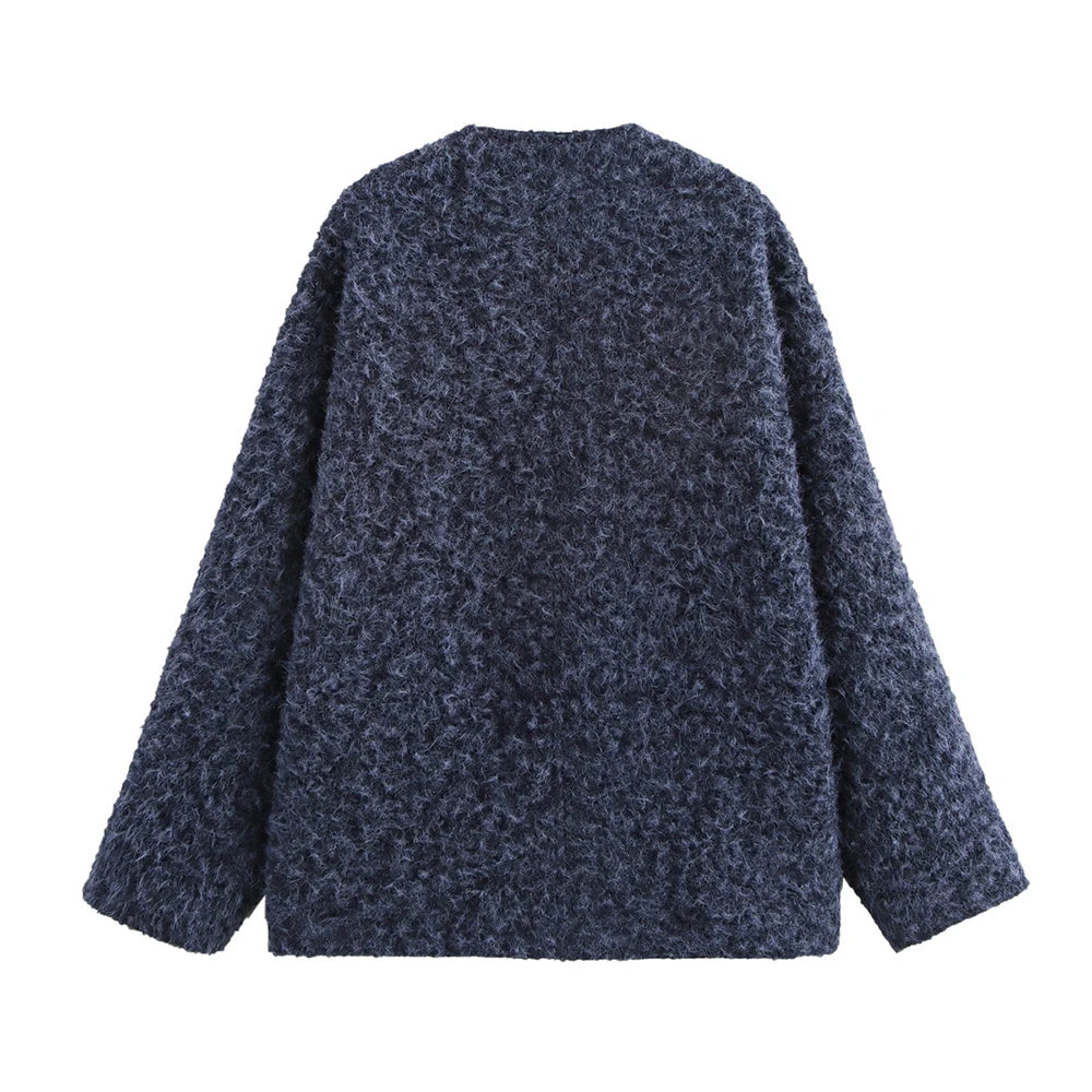 Gemütliche Jacke mit schleifen Details