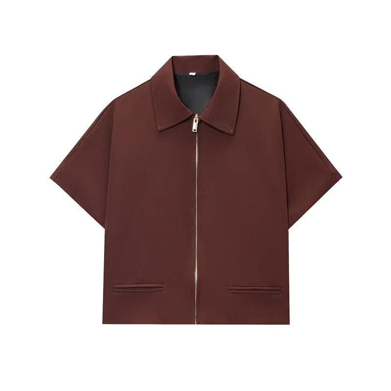 Schlichte Jacke mit Reißverschluss und verschiedenen Farben