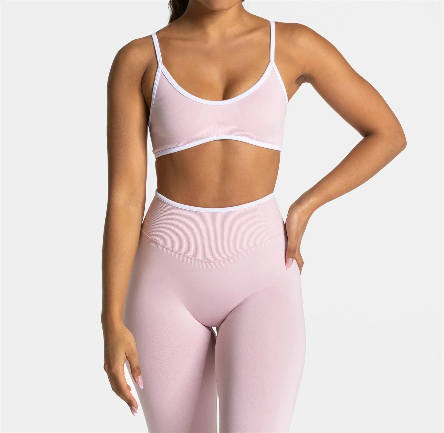 Summer Women's Solid Color Gym Fitness Top