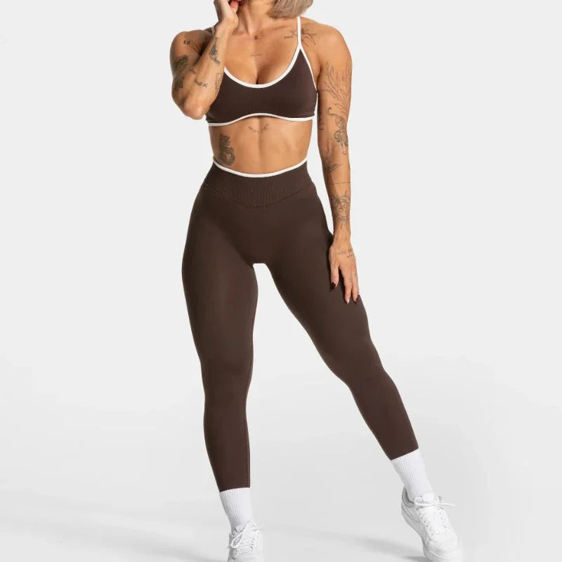 Summer Women's Solid Color Gym Fitness Top