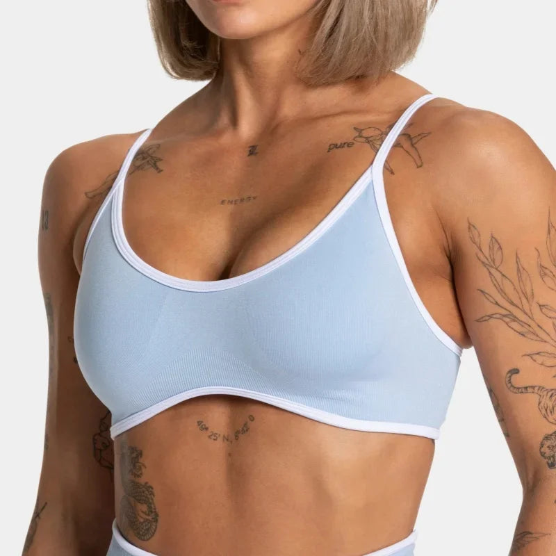 Summer Women's Solid Color Gym Fitness Top