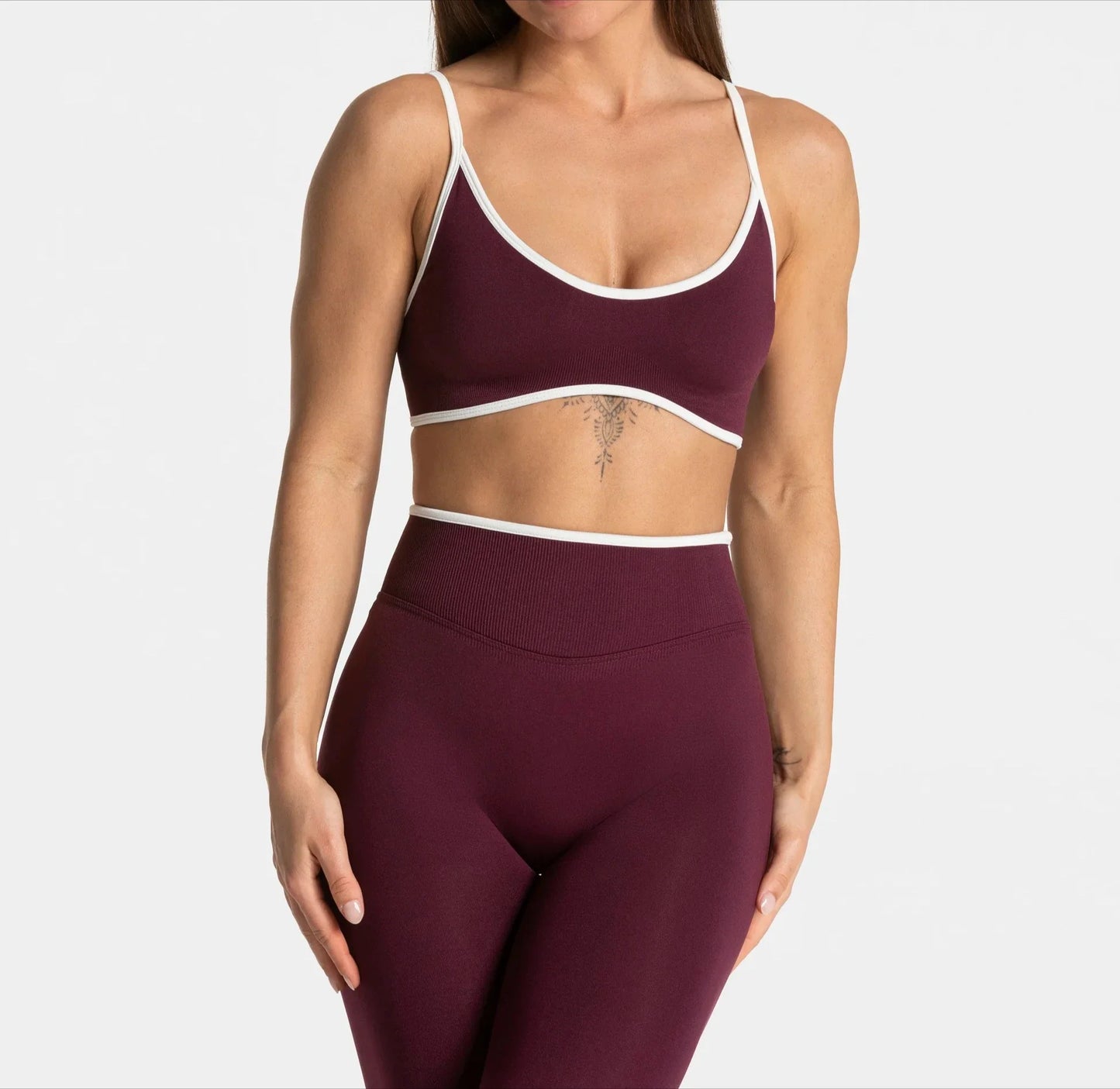 Summer Women's Solid Color Gym Fitness Top