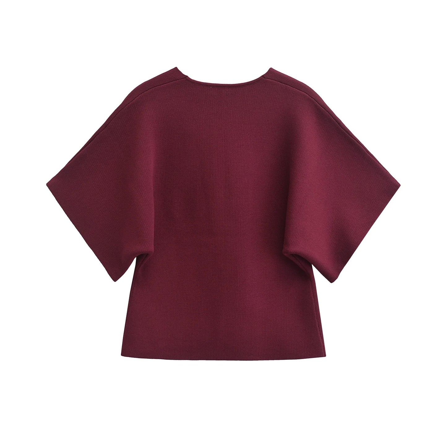 Kurzarm Strickjacke in Crem Farben