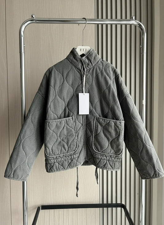 Elegante Herbstjacke mit einzigartigem Muster