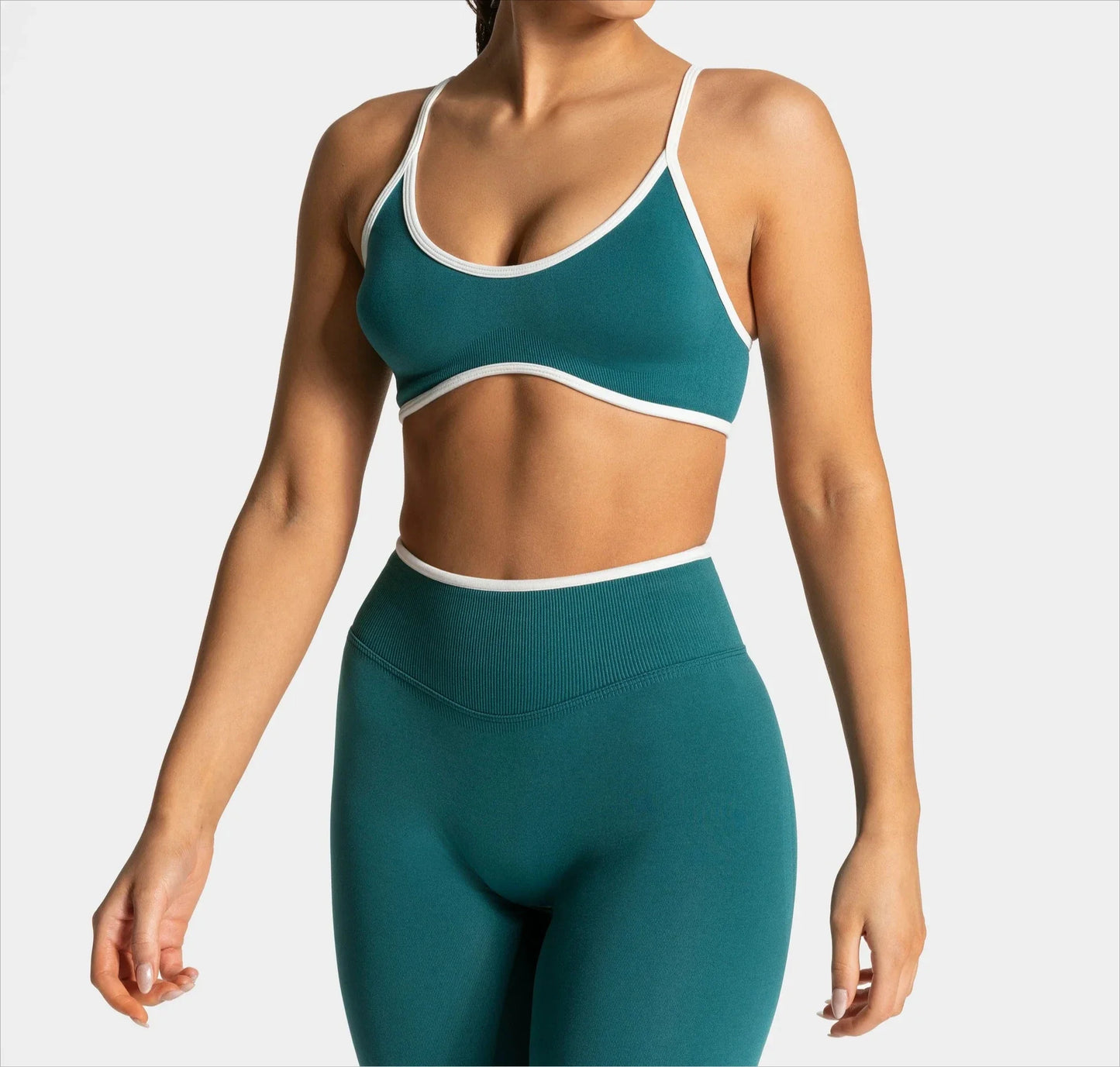 Summer Women's Solid Color Gym Fitness Top