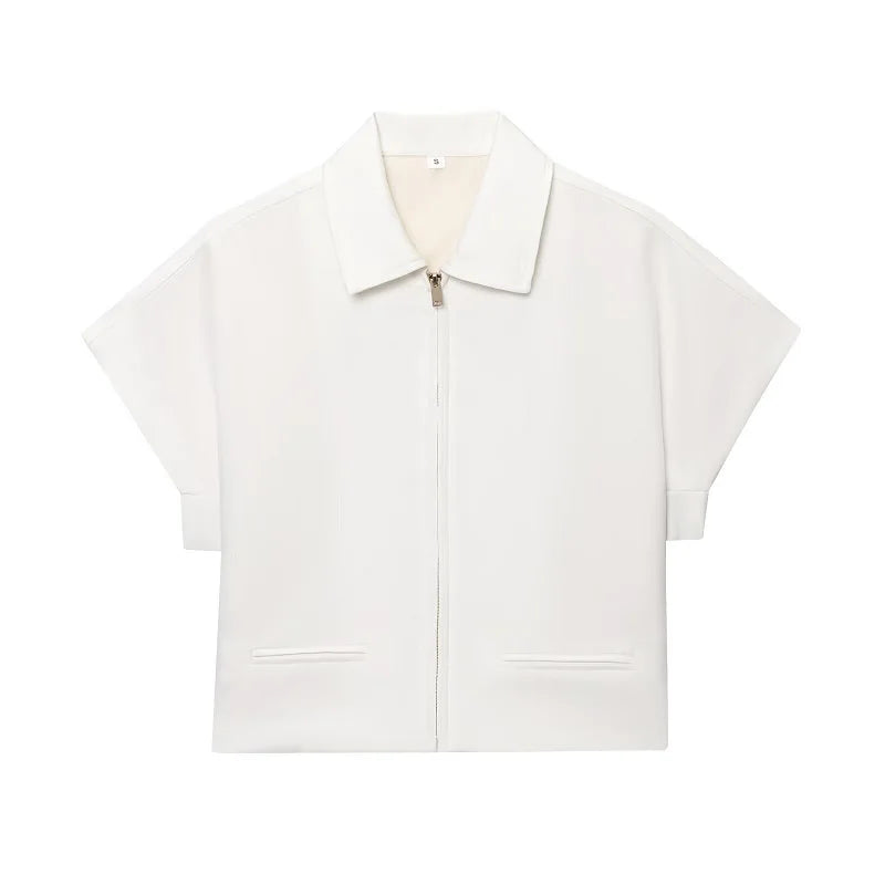 Schlichte Jacke mit Reißverschluss und verschiedenen Farben