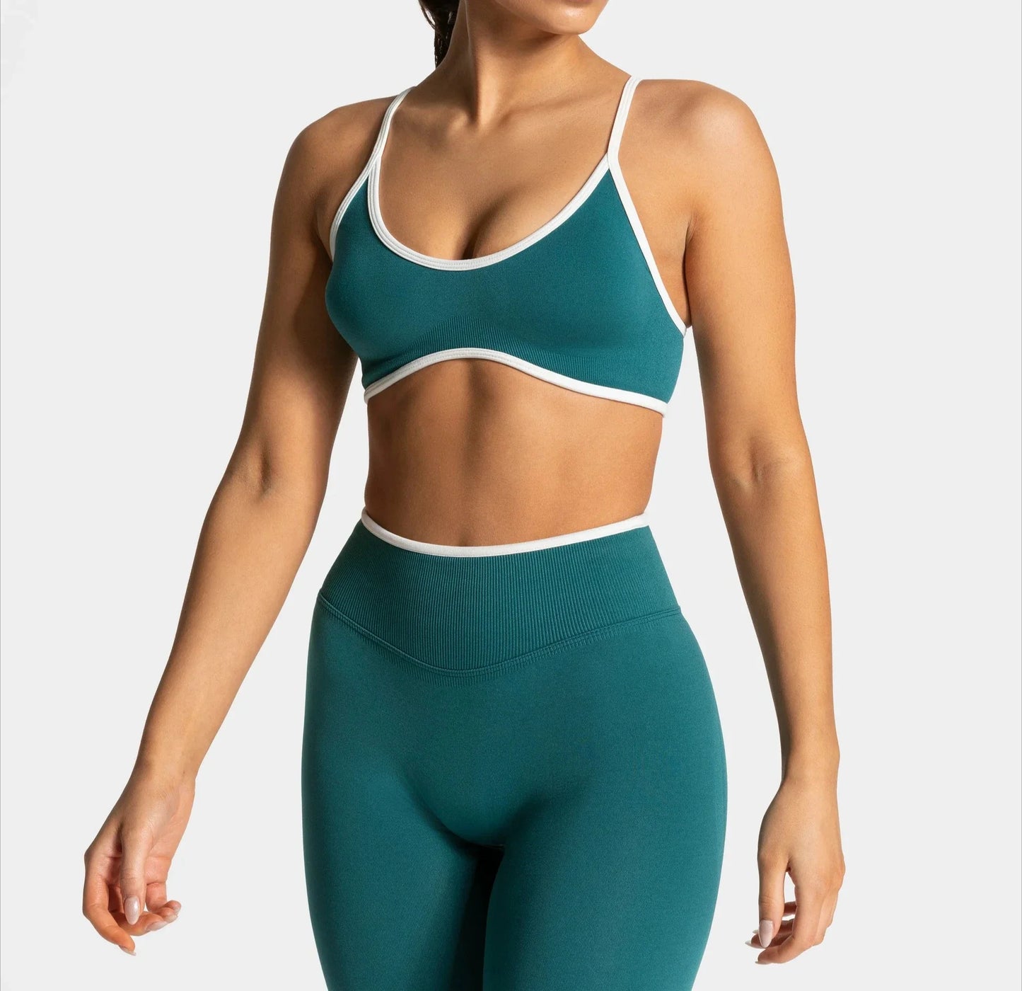 Summer Women's Solid Color Gym Fitness Top